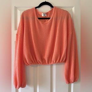 Vici Collection Textured Crop Top